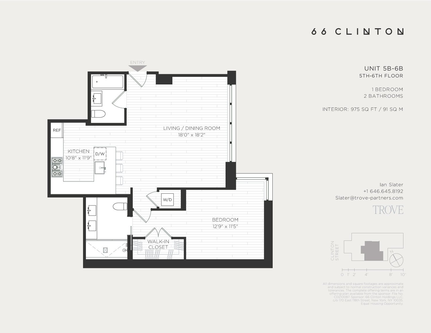 #2 photo, 66 Clinton Street, Lower East Side , NY 10002