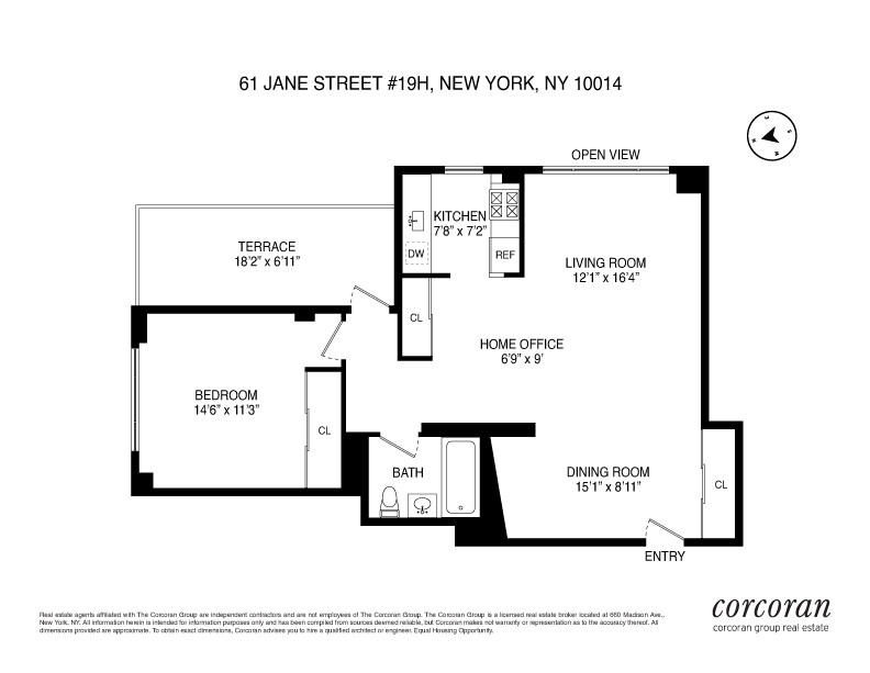 #2 photo, 61 JANE Street, West Village , NY 10014