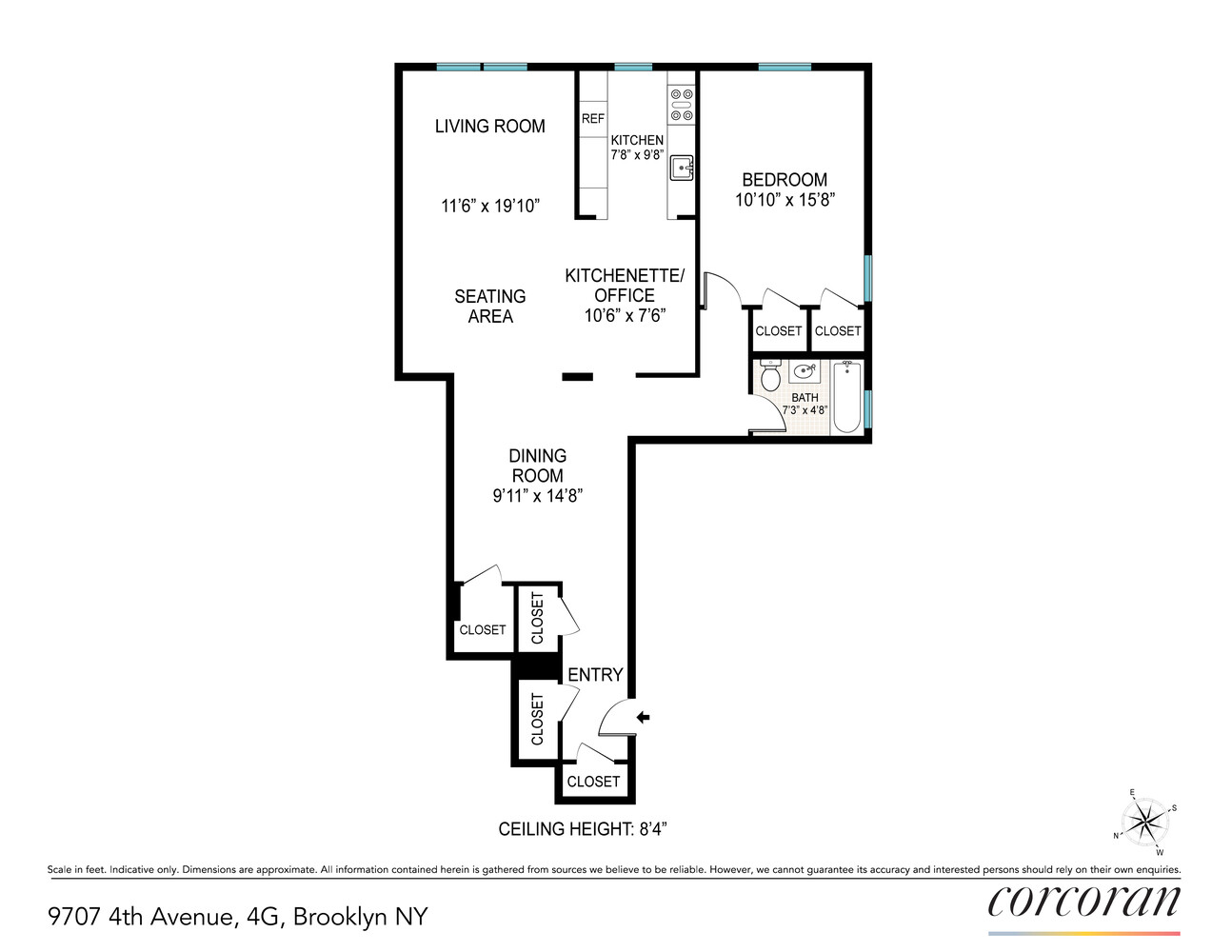 #2 photo, 9707 4TH Avenue, 브루클린 Fort Hamilton , NY 11209