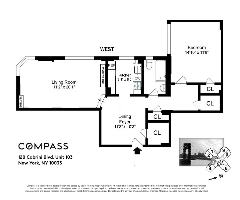 #2 photo, 120 Cabrini Boulevard, מנהטן Hudson Heights , NY 10033