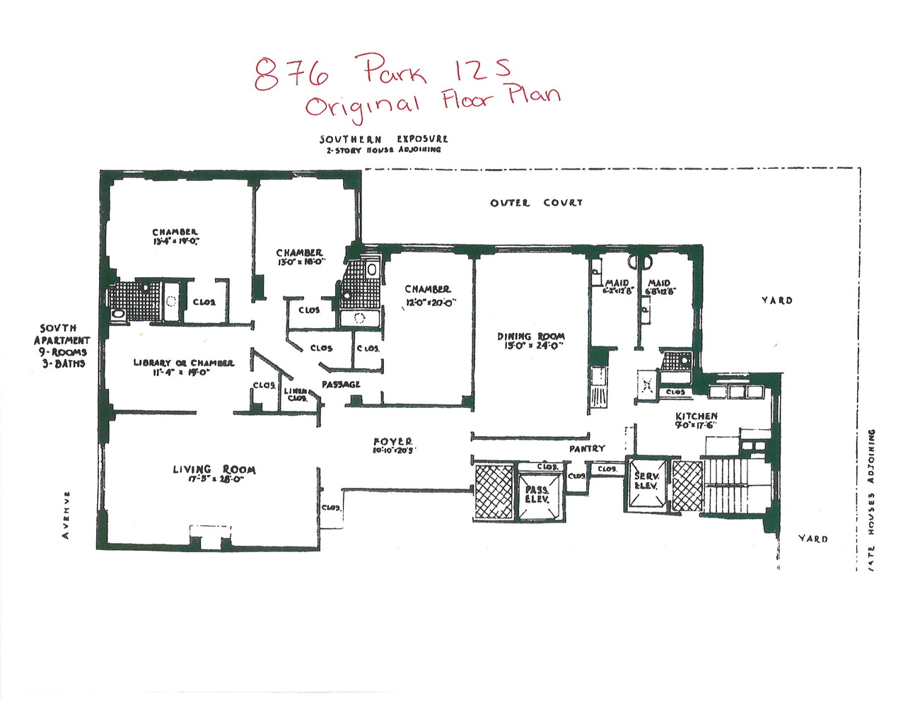 #3 photo, 876 PARK Avenue, Lenox Hill , NY 10075