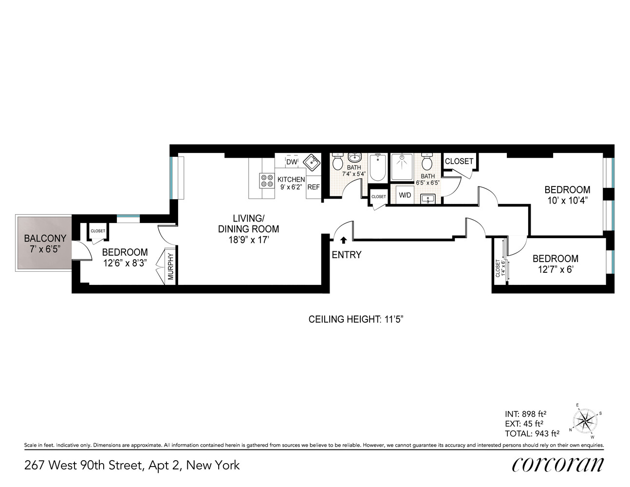 #2 photo, 267 W 90TH Street, 曼哈顿 Upper West Side , NY 10024