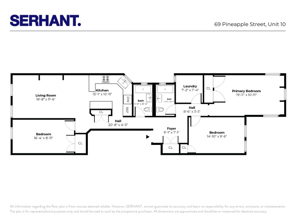 #2 photo, 69 PINEAPPLE Street, Бруклин ‖ Brooklyn Heights , NY 11201