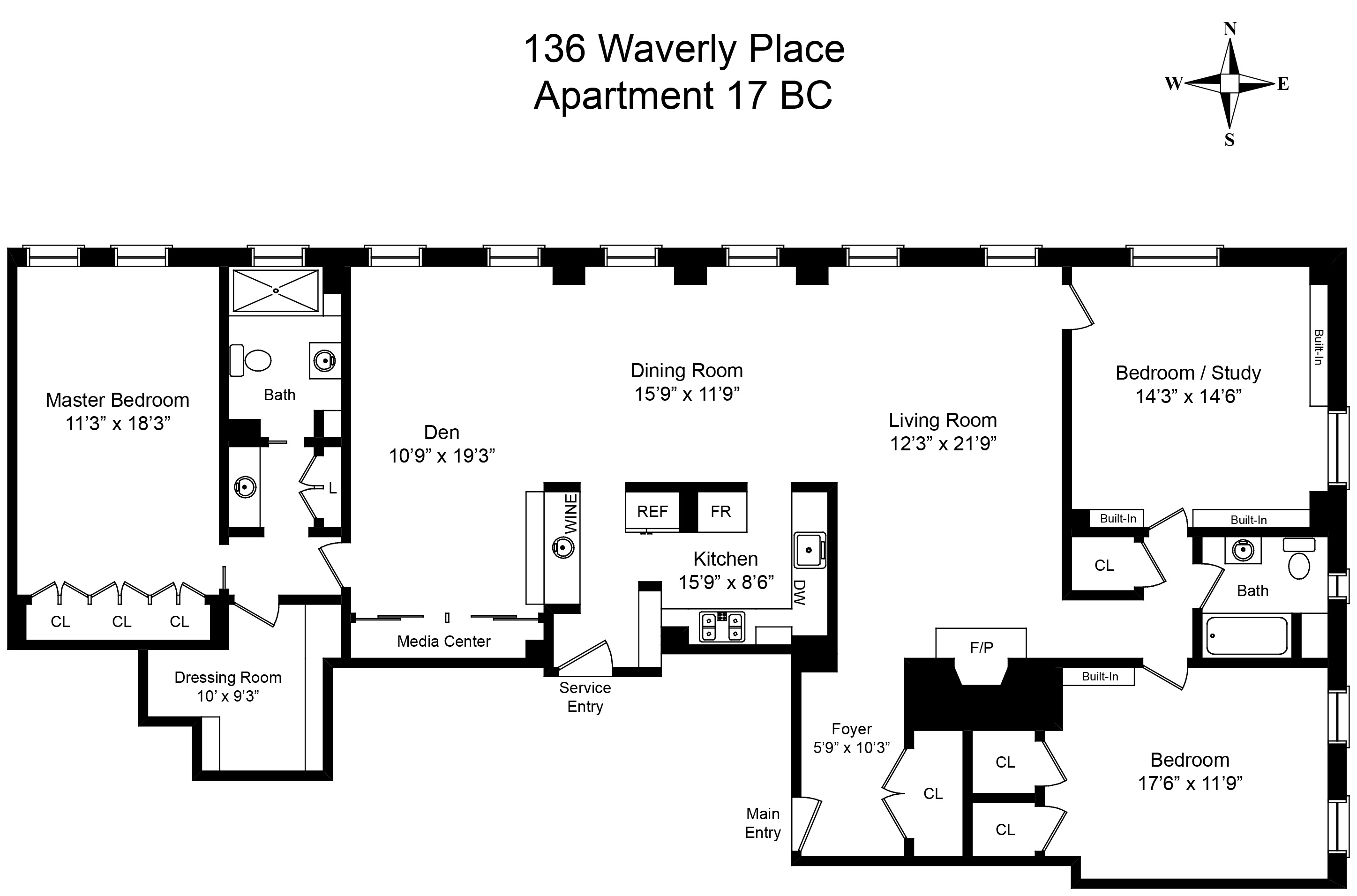 #2 photo, 136 Waverly Place, West Village , NY 10014
