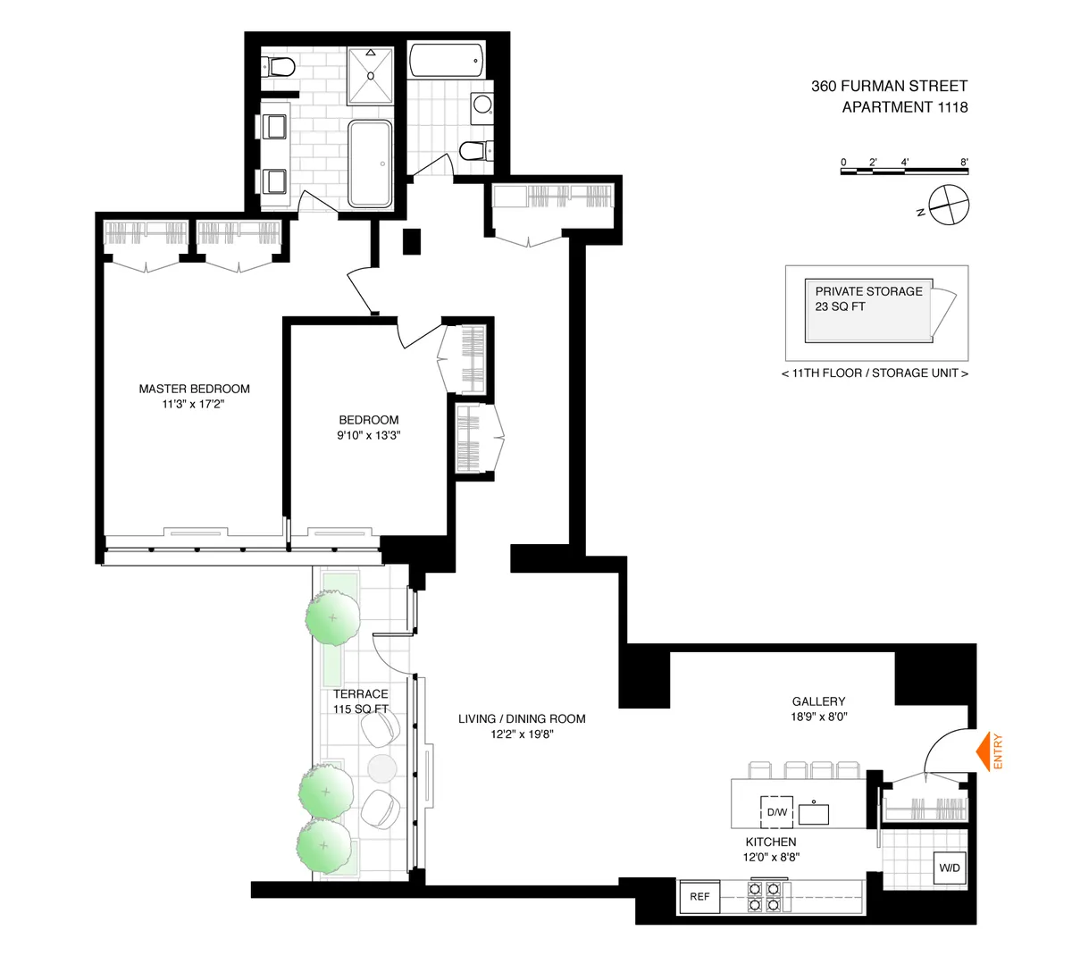 #2 photo, 360 Furman Street, הברונקס Brooklyn Heights , NY 11201