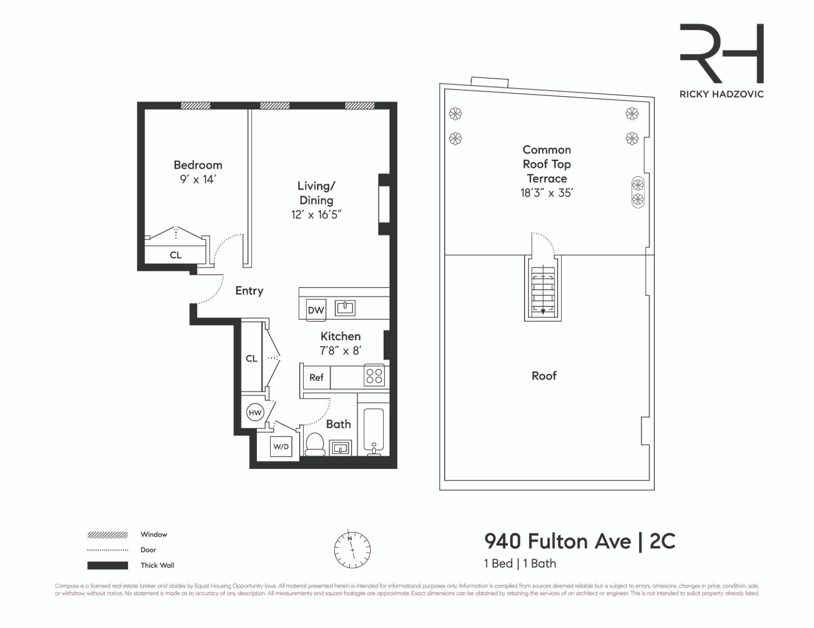 #1 photo, 940 Fulton Street, #2C, הברונקס Clinton Hill , NY 11238