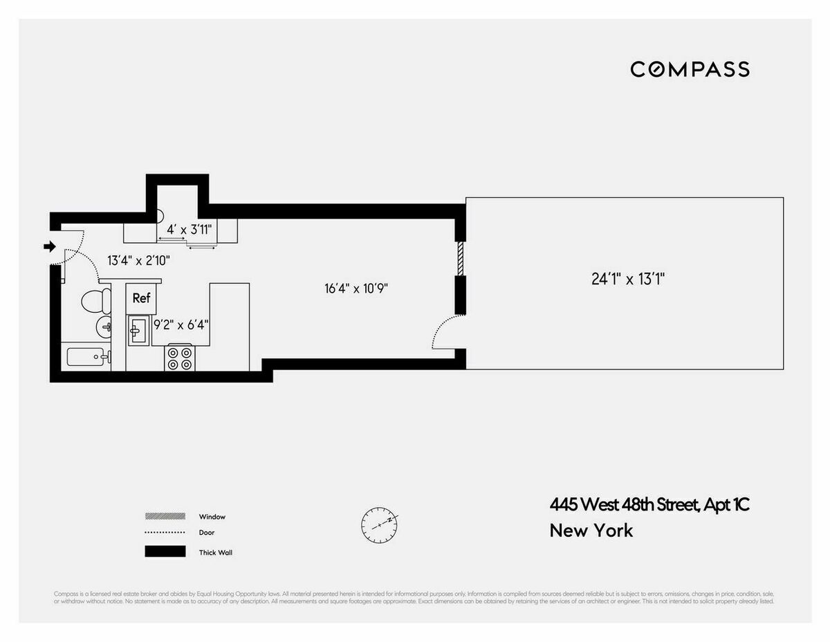 #2 photo, 445 W 48th Street, Hell's Kitchen , NY 10036