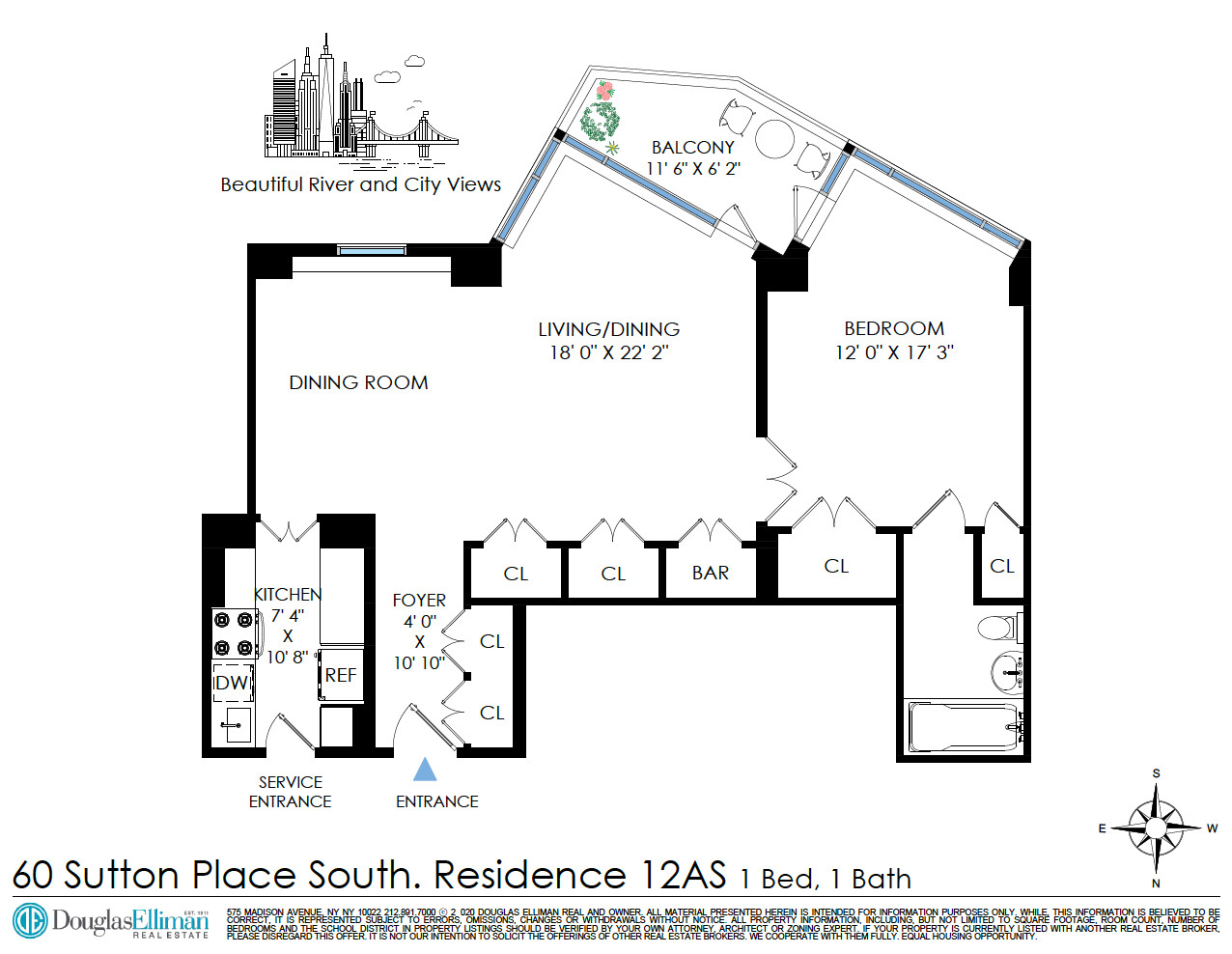 #2 photo, 60 SUTTON Place S, मैनहटन Sutton Place , NY 10022