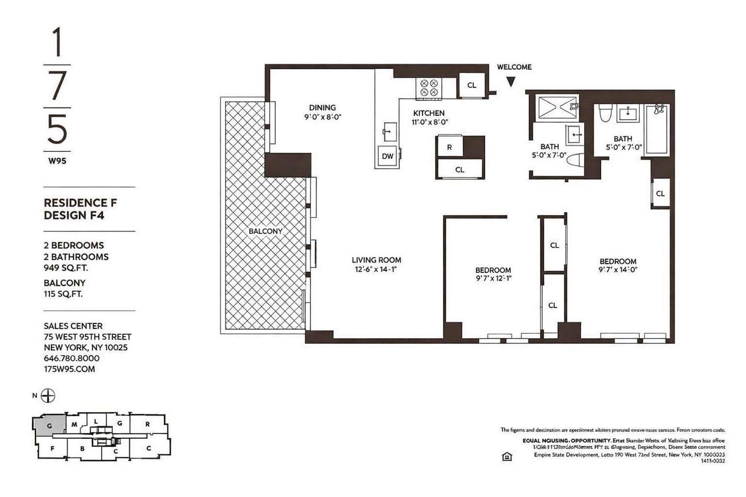 #2 photo, 175 W 95th Street, मैनहटन Upper West Side , NY 10025