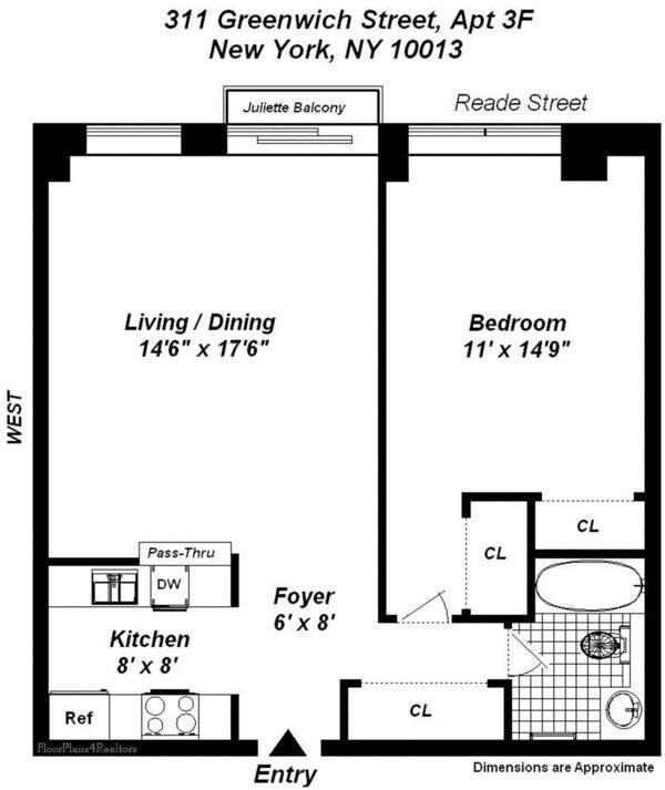 #5 photo, 311 GREENWICH Street, Tribeca , NY 10013