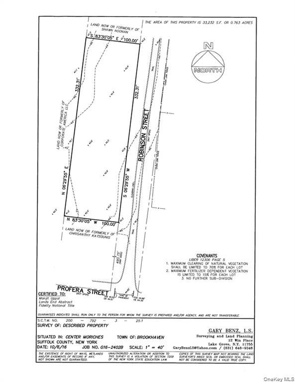#4 photo, Side by Side Lots Robinson Street, Center Moriches , NY 11934
