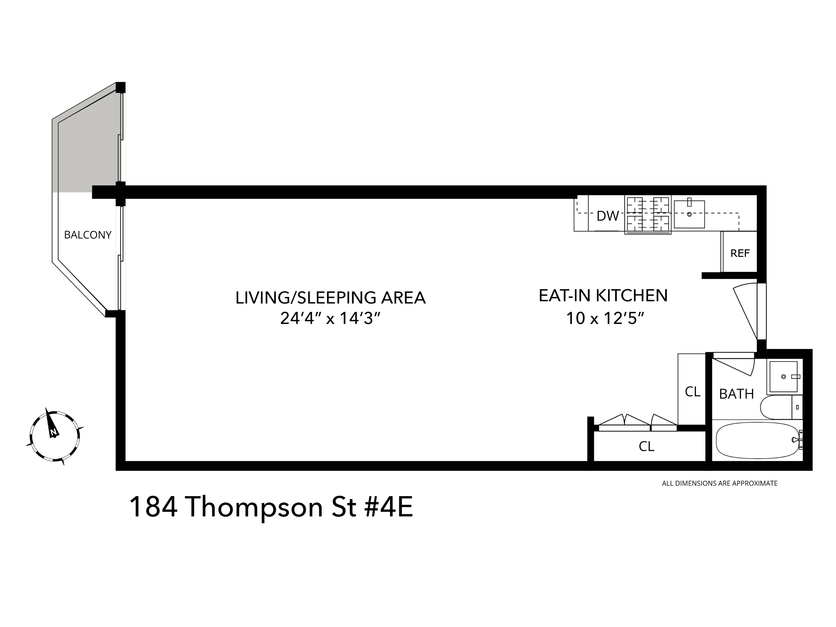 #2 photo, 184 Thompson Street, Greenwich Village , NY 10012