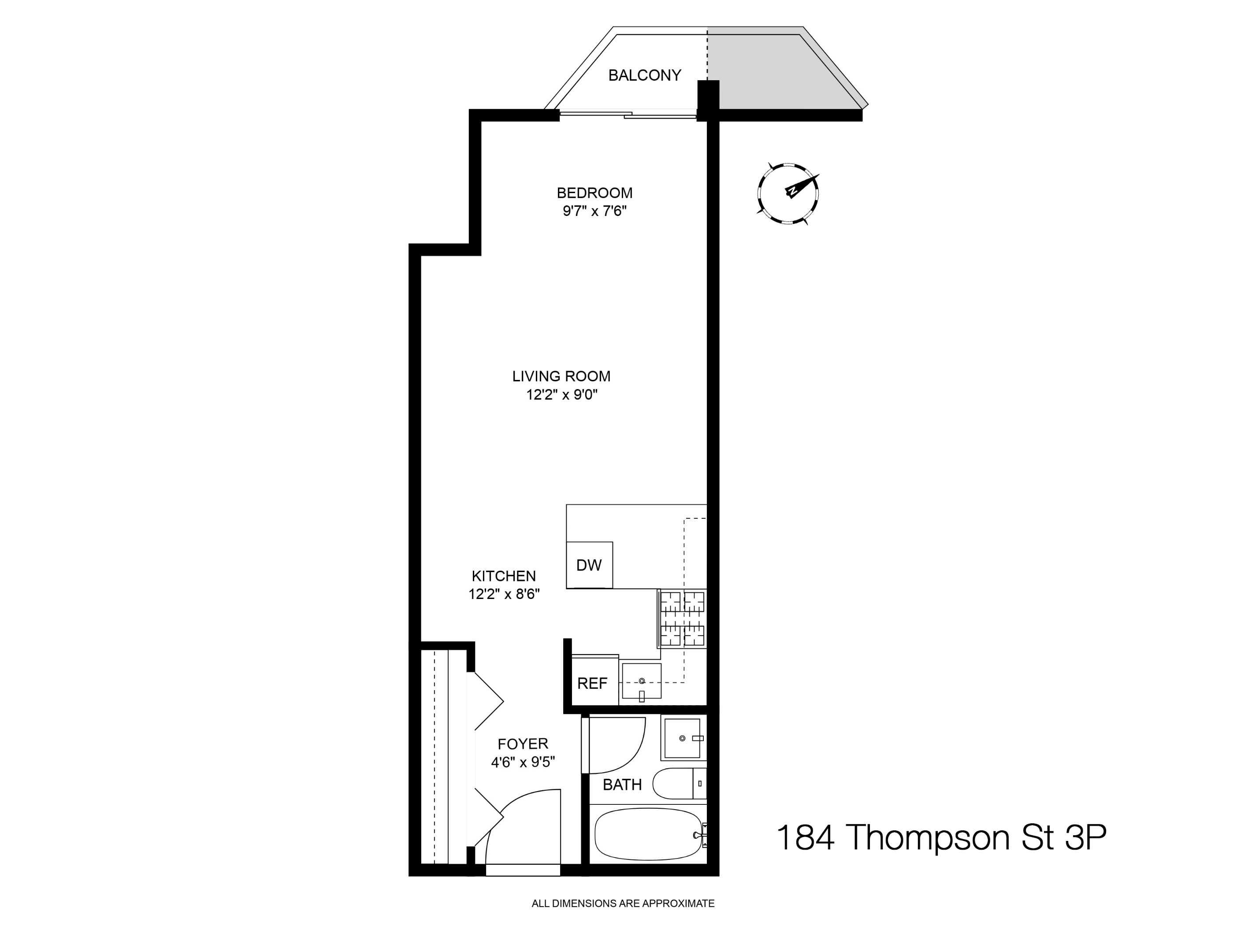 #2 photo, 184 Thompson Street, Greenwich Village , NY 10012