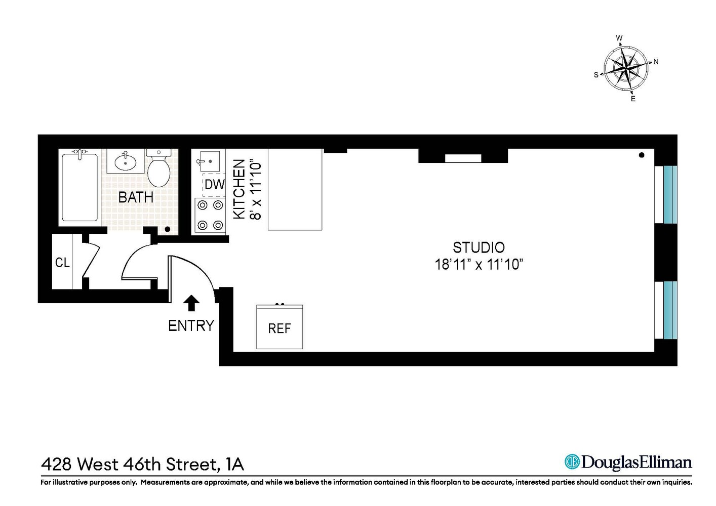 #2 photo, 428 W 46TH Street, Hell's Kitchen , NY 10036