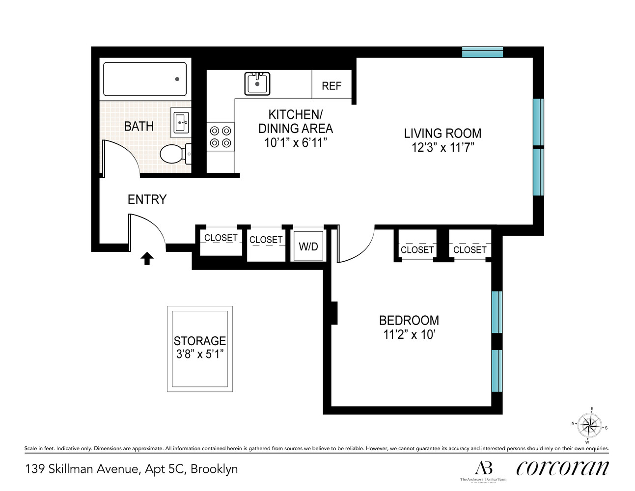 #2 photo, 139 SKILLMAN Avenue, Бруклин ‖ Williamsburg , NY 11211