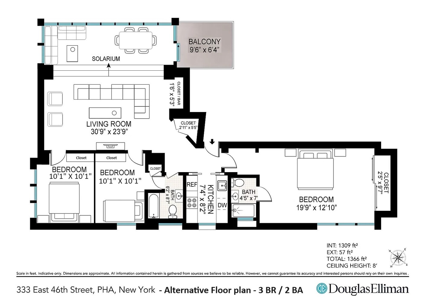 #3 photo, 333 E 46TH Street, マンハッタン Turtle Bay , NY 10017