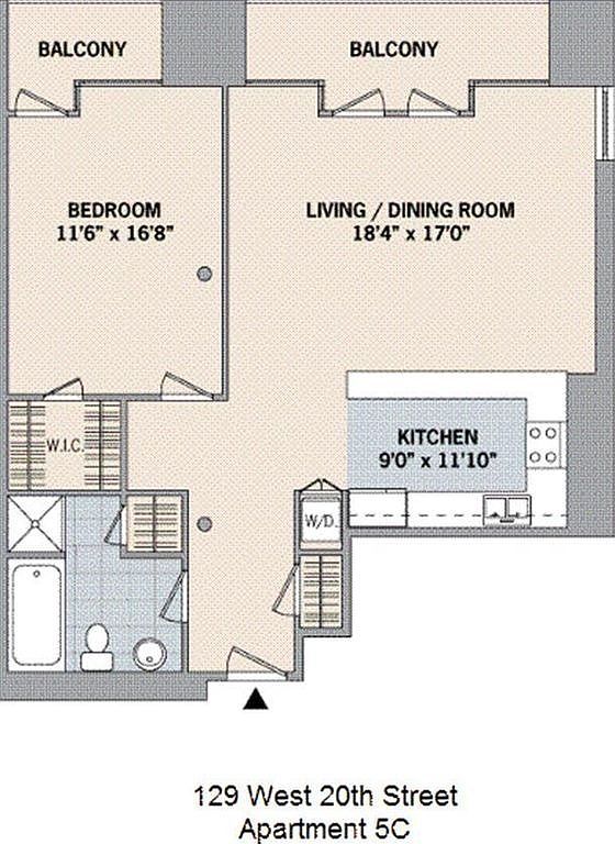 #2 photo, 129 W 20th Street, Chelsea , NY 10011