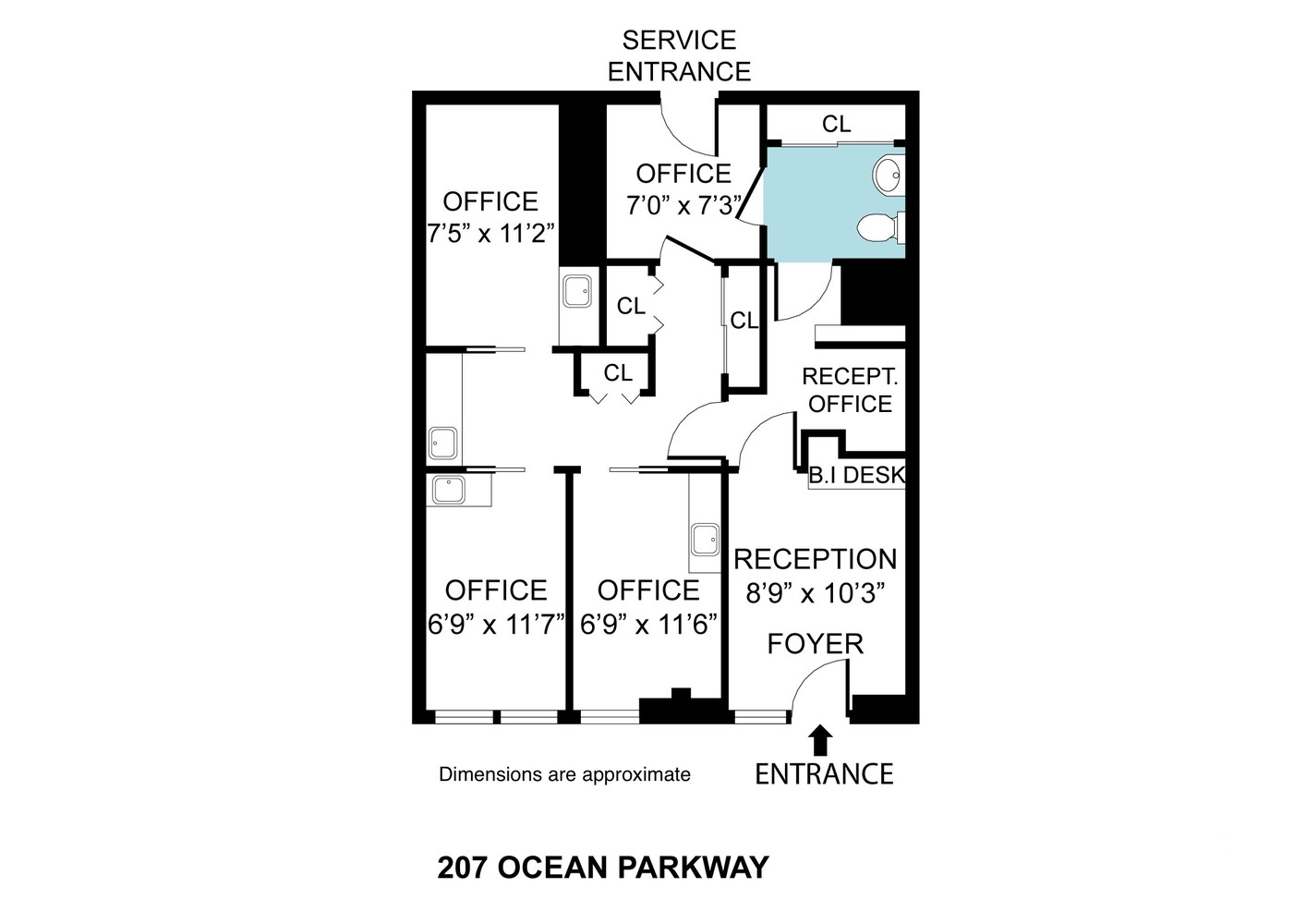 #2 photo, 207 OCEAN Parkway, הברונקס Kensington , NY 11218