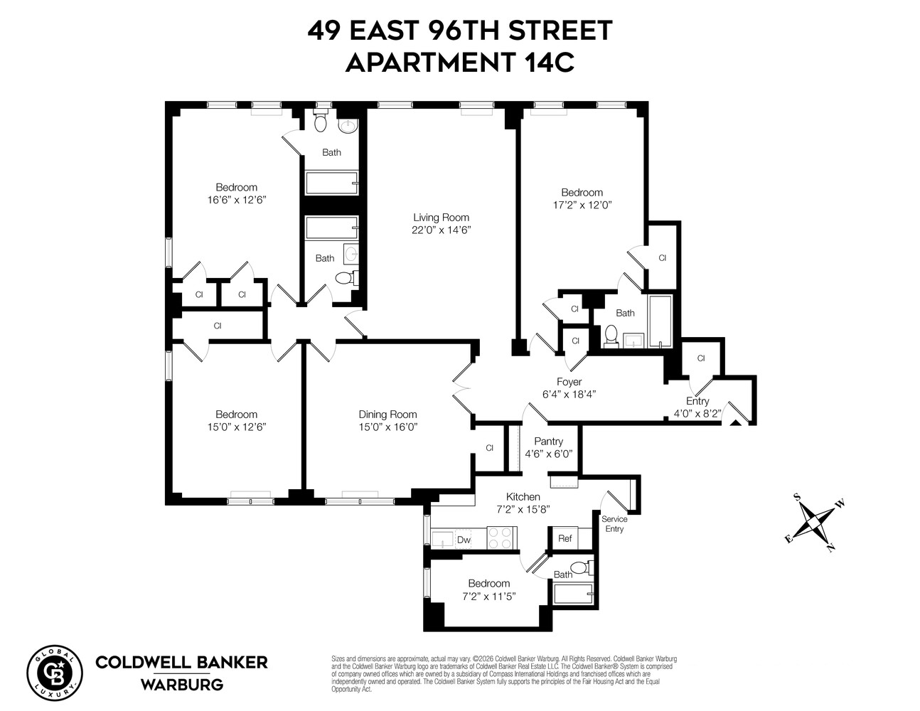 #2 photo, 49 E 96TH Street, 曼哈顿 Carnegie Hill , NY 10128