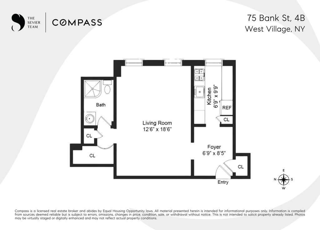 #2 photo, 75 Bank Street, West Village , NY 10014