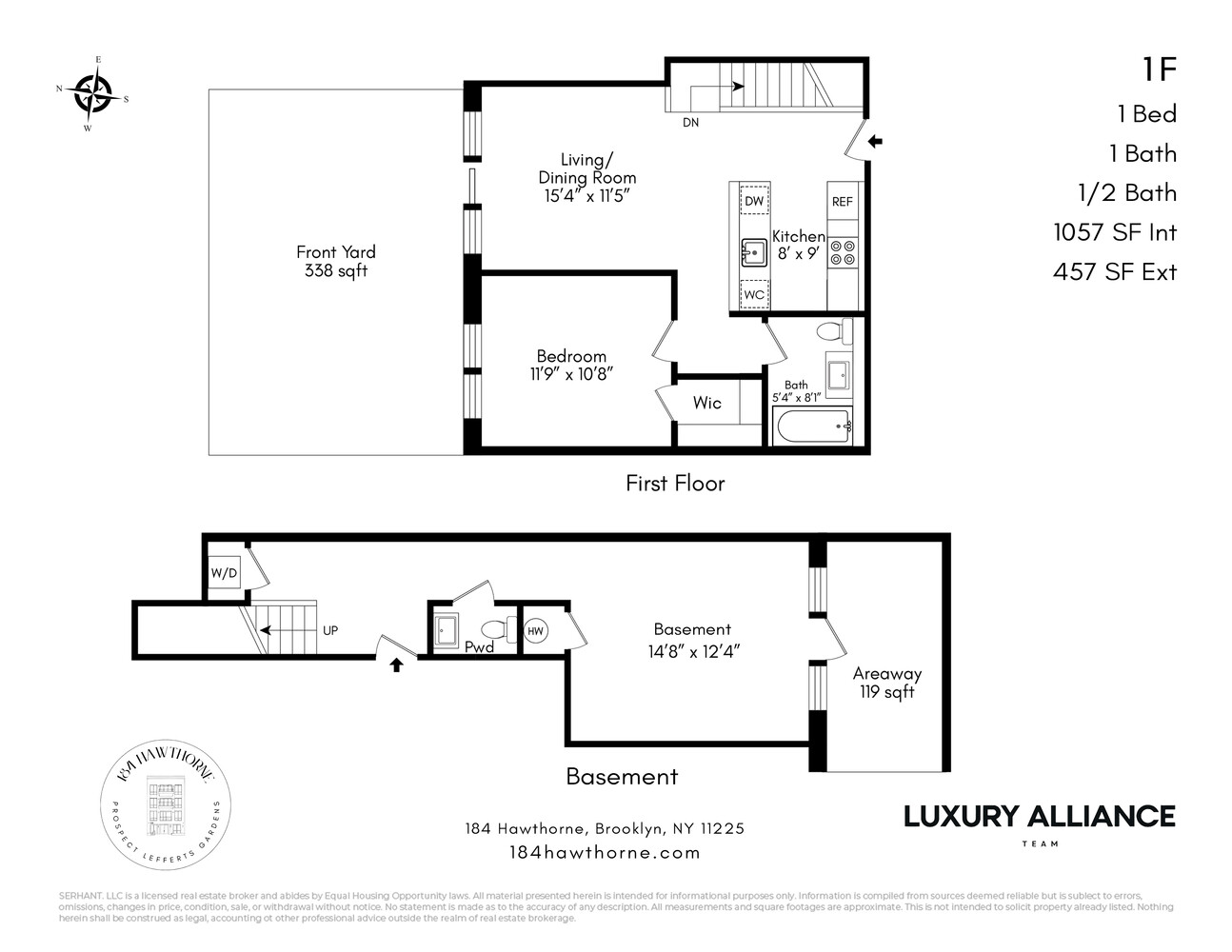 #2 photo, 184 HAWTHORNE Street, Prospect Lefferts Gardens , NY 11225