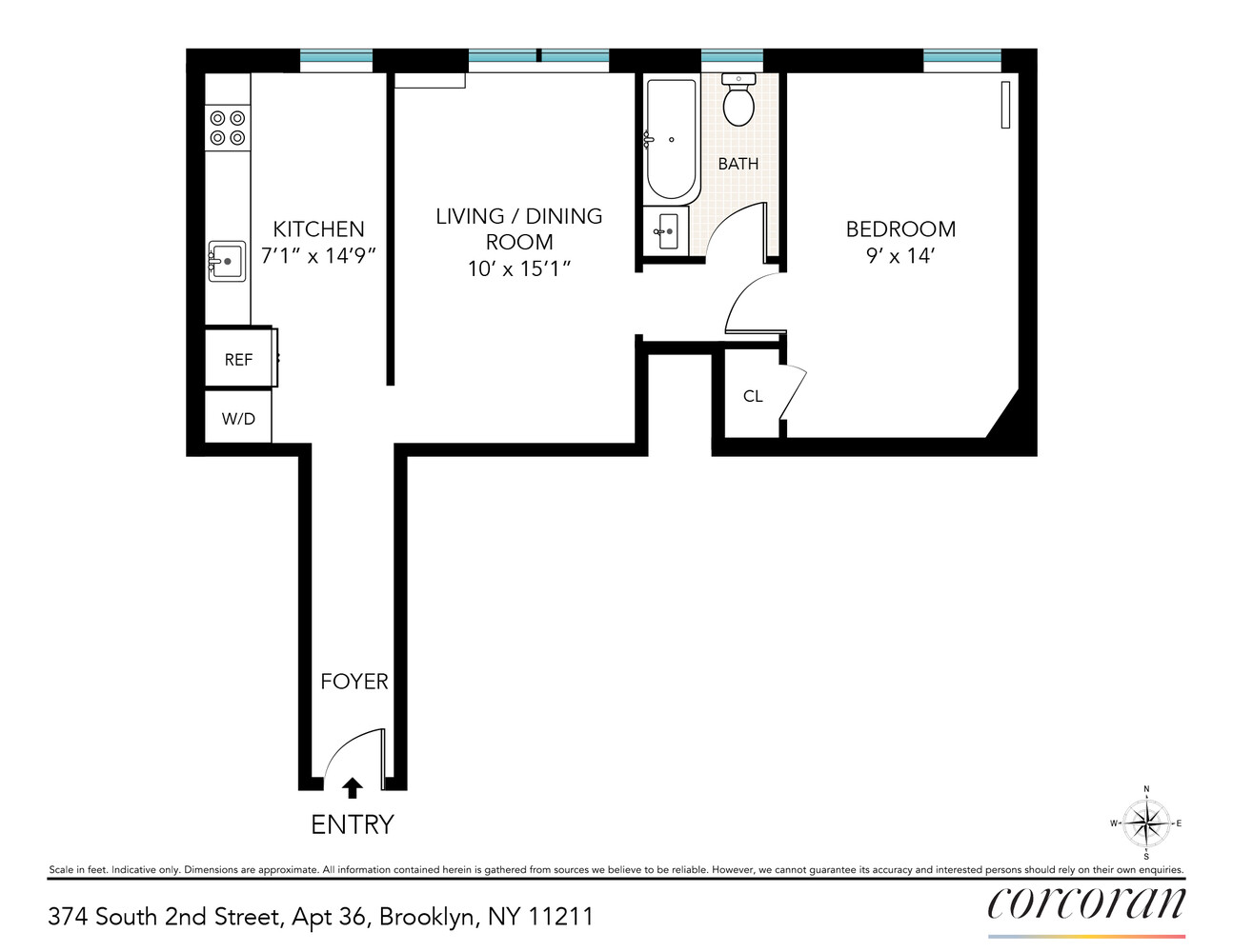 #2 photo, 374 S 2ND Street, Williamsburg , NY 11211