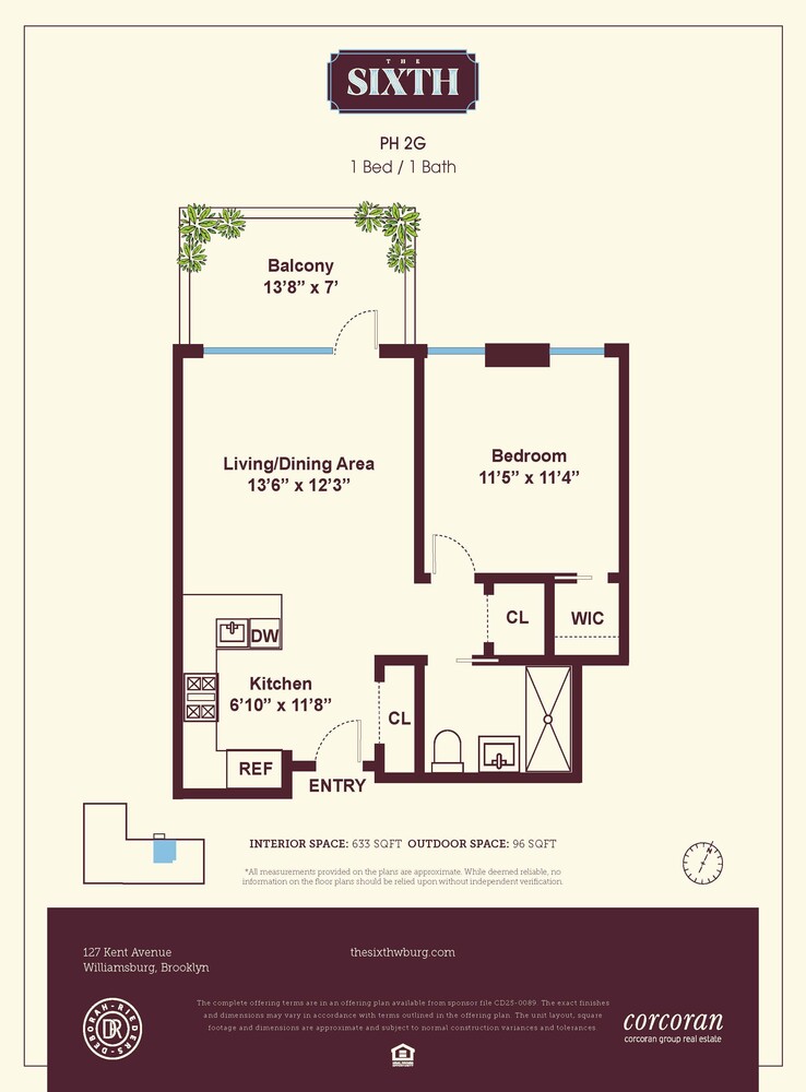 #2 photo, 127 KENT Avenue, ब्रुकलीन Williamsburg , NY 11249