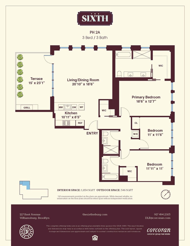 #2 photo, 127 KENT Avenue, ब्रुकलीन Williamsburg , NY 11249