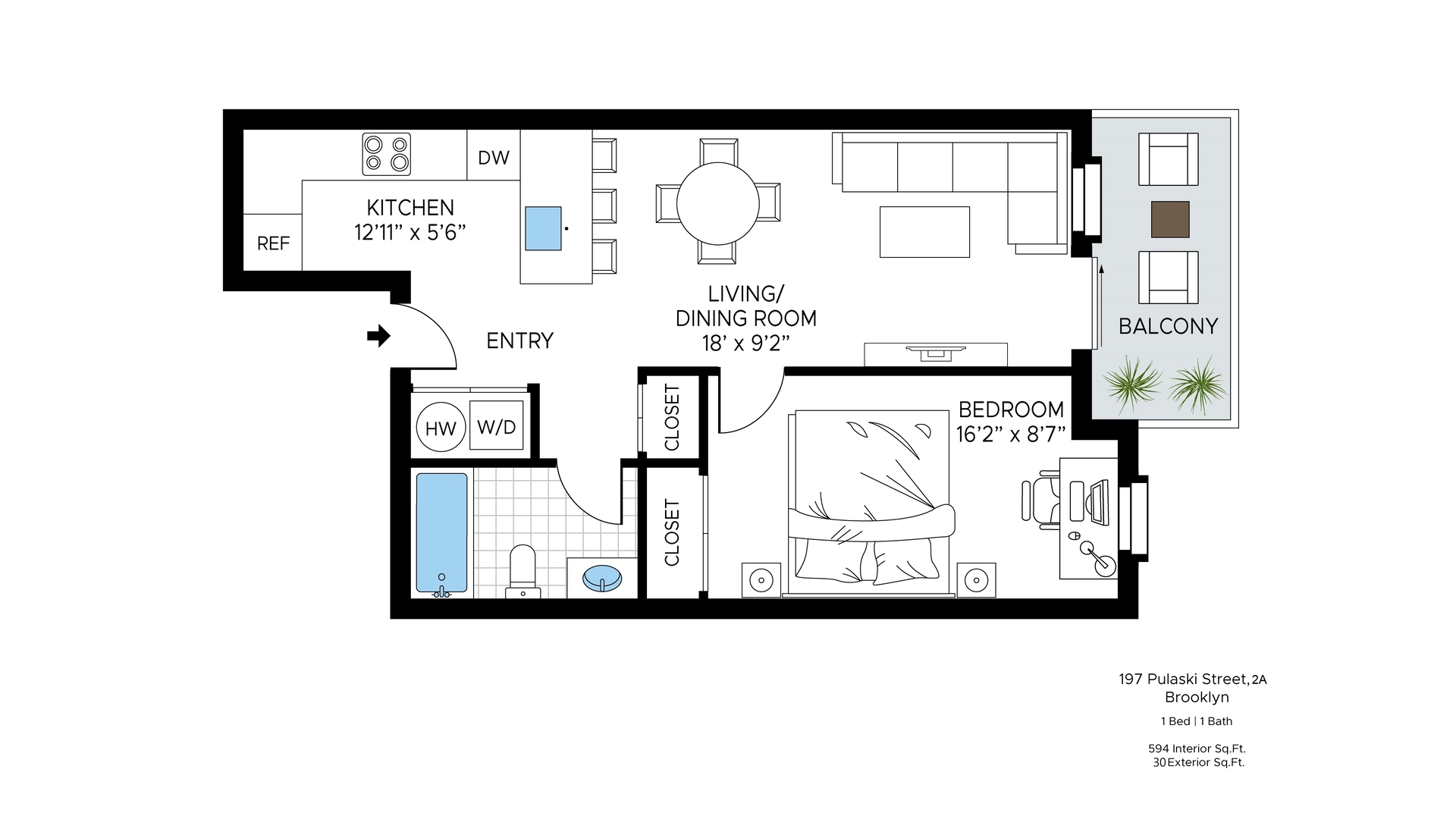 #2 photo, 197 PULASKI Street, Бруклин ‖ Bedford-Stuyvesant , NY 11206