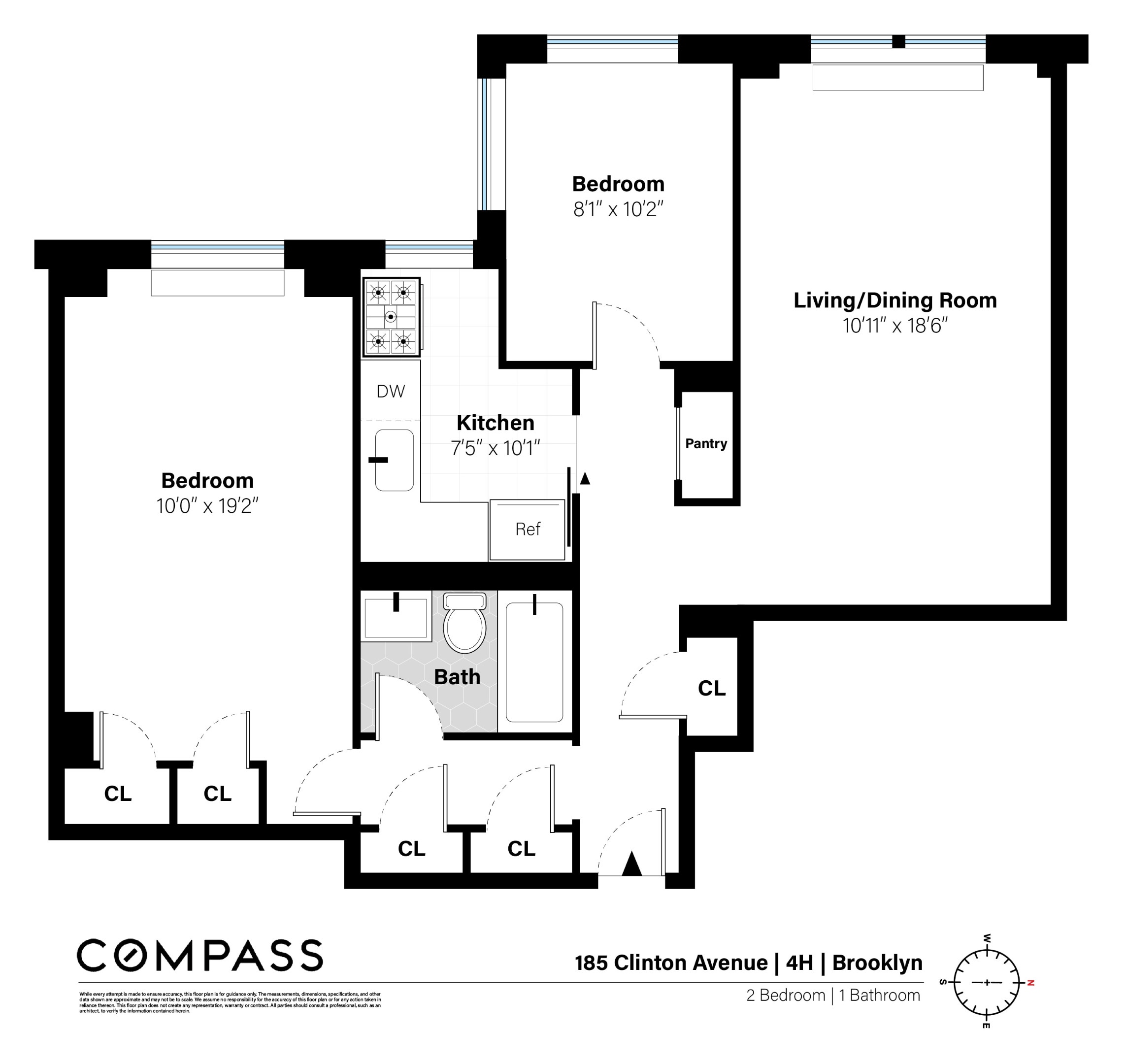 #1 photo, 185 Clinton Avenue, ब्रुकलीन Clinton Hill , NY 11205