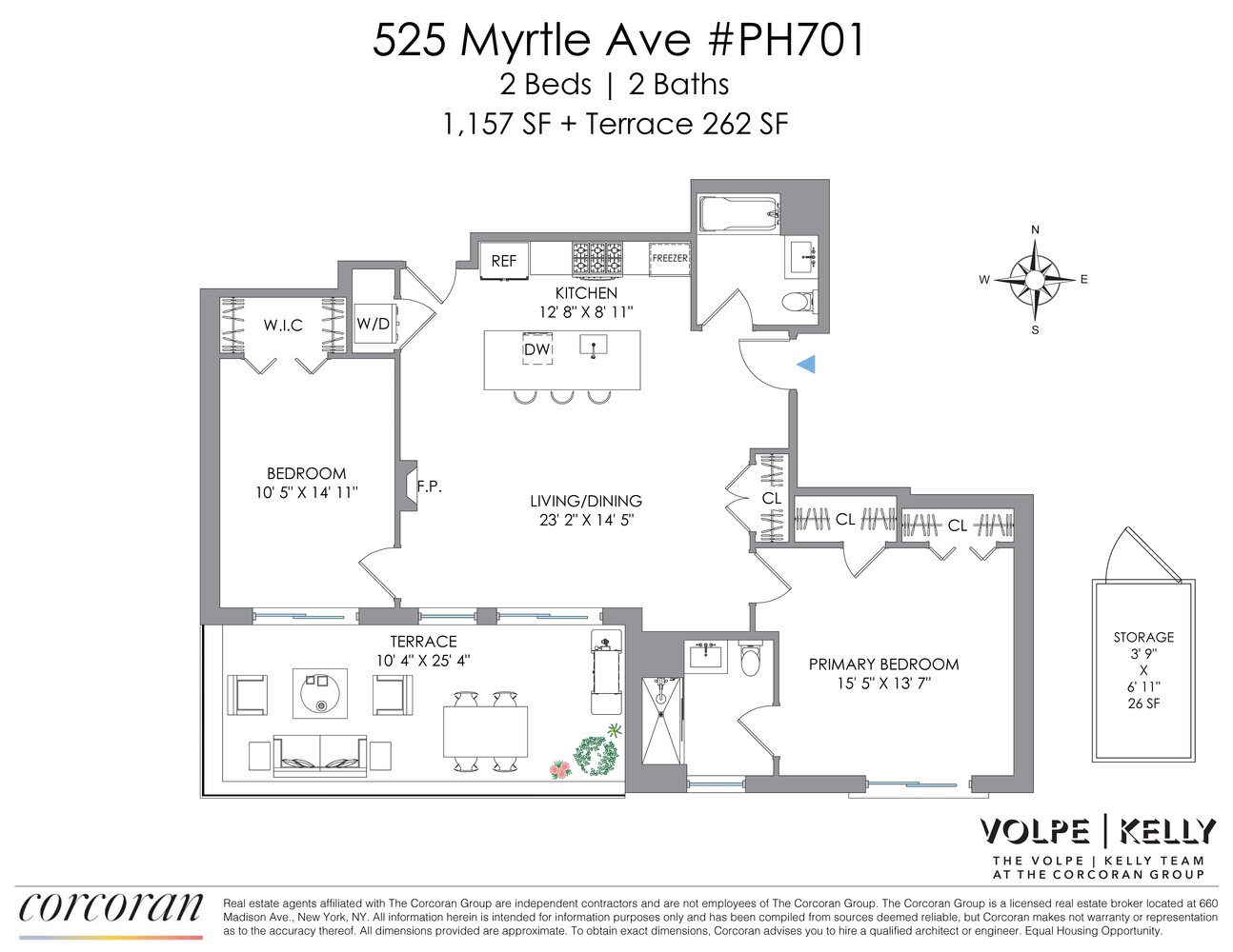 #2 photo, 525 MYRTLE Avenue, ব্রুকলিন Clinton Hill , NY 11205