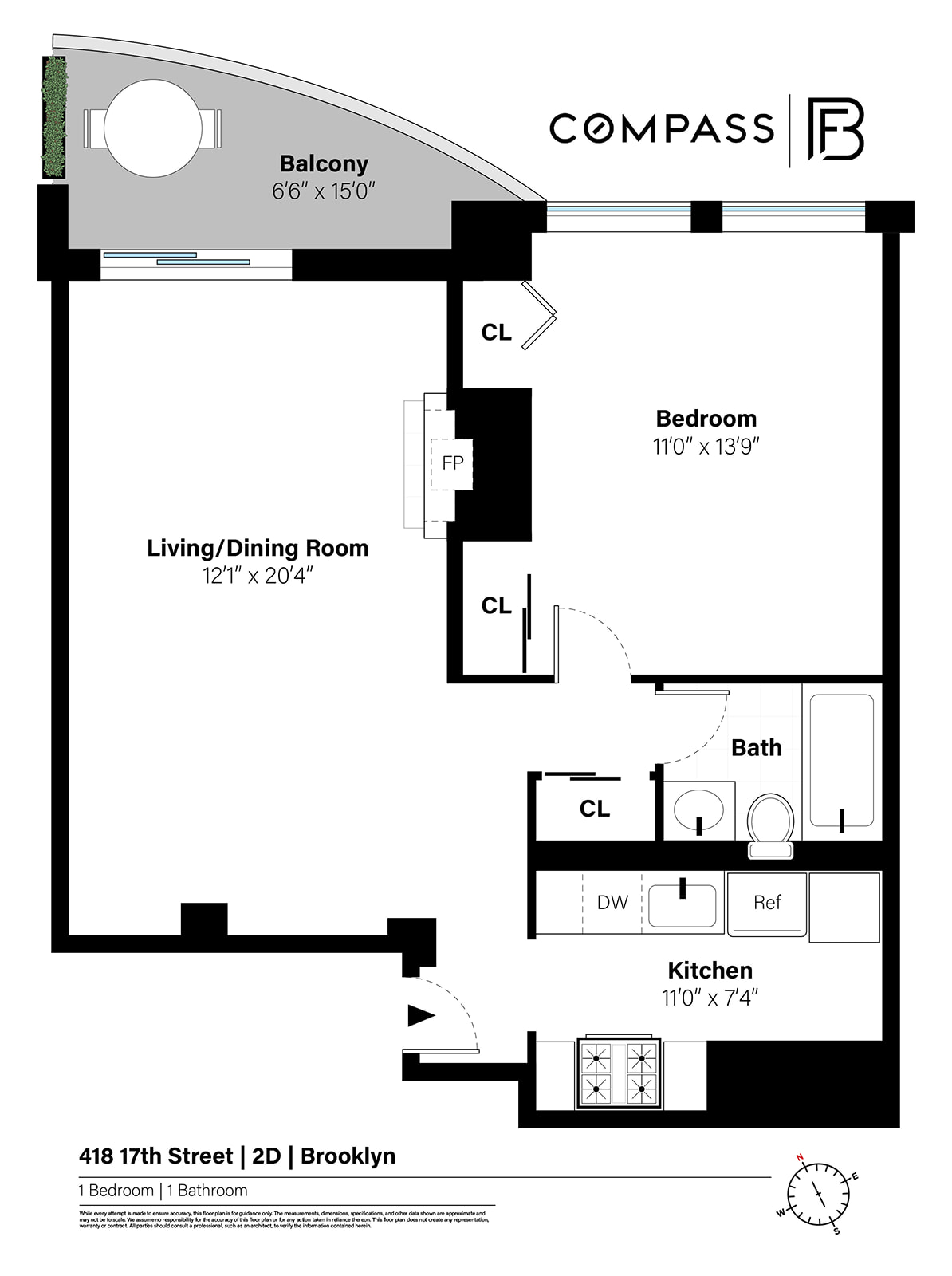 #2 photo, 418 17th Street, 브루클린 Park Slope , NY 11215