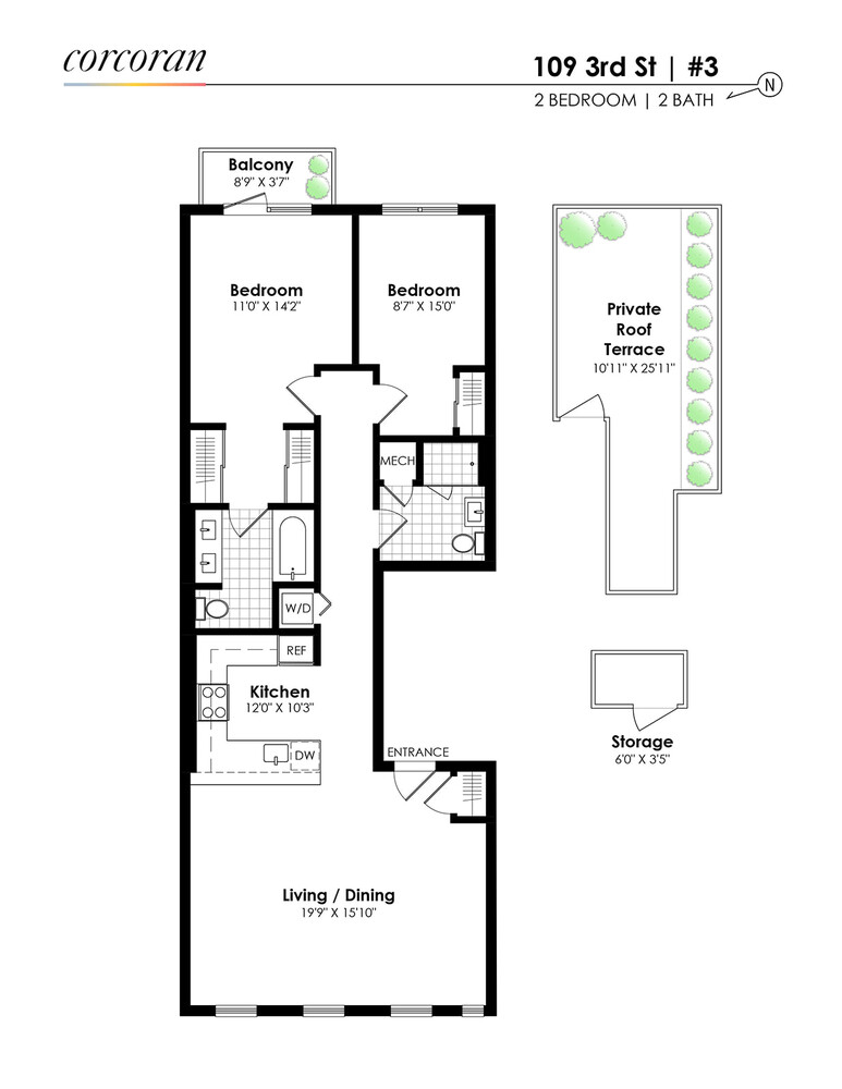 #2 photo, 109 3RD Street, ब्रुकलीन Carroll Gardens , NY 11231