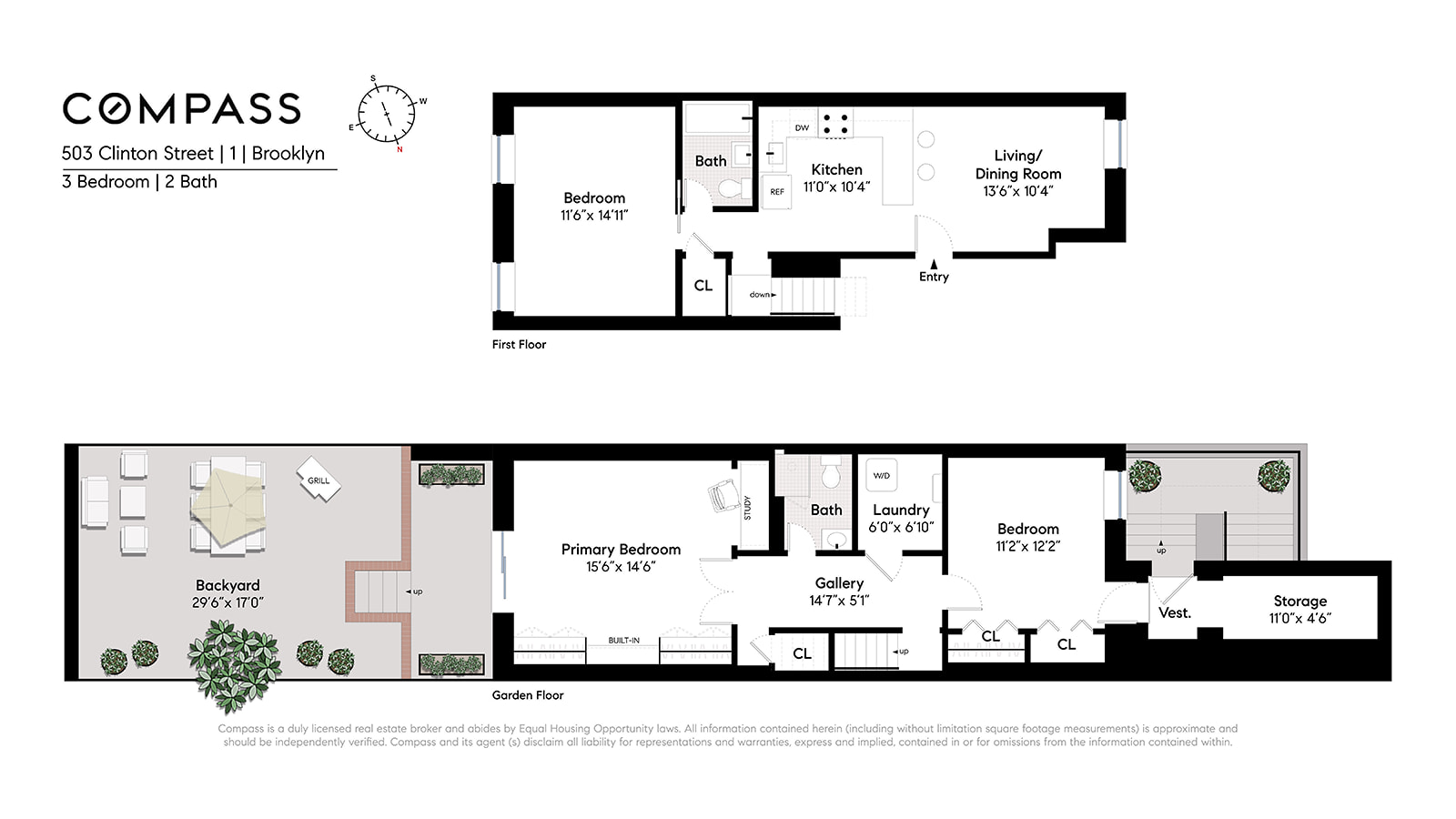 #2 photo, 503 Clinton Street, Carroll Gardens , NY 11231