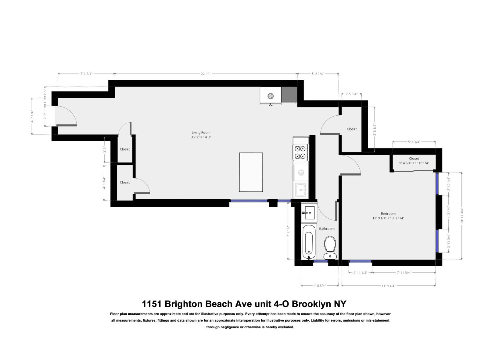 #9 photo, 1151 Brighton Beach Ave, #4O, Brighton Beach , NY 11235