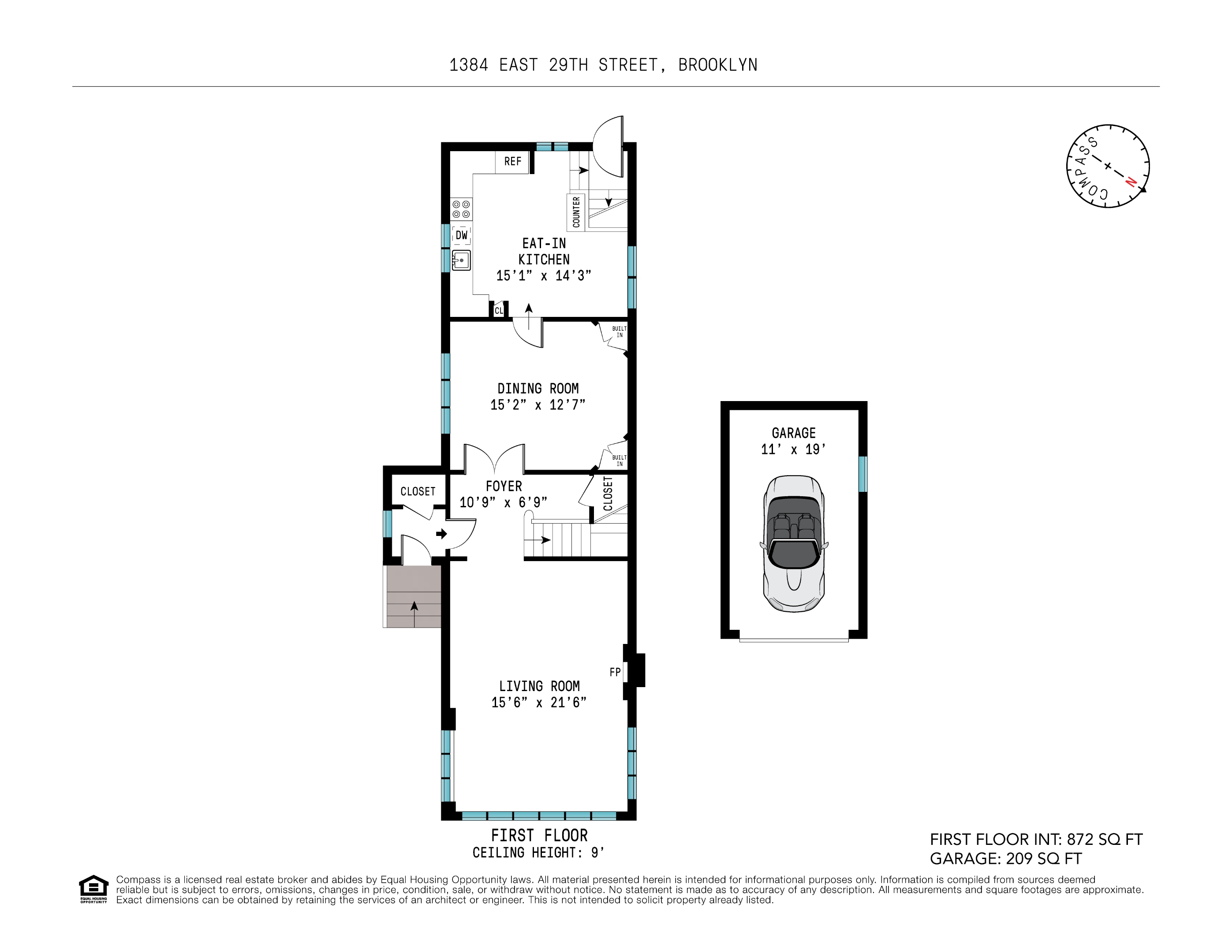 #5 photo, 1384 E 29th Street, ब्रुकलीन Midwood , NY 11210