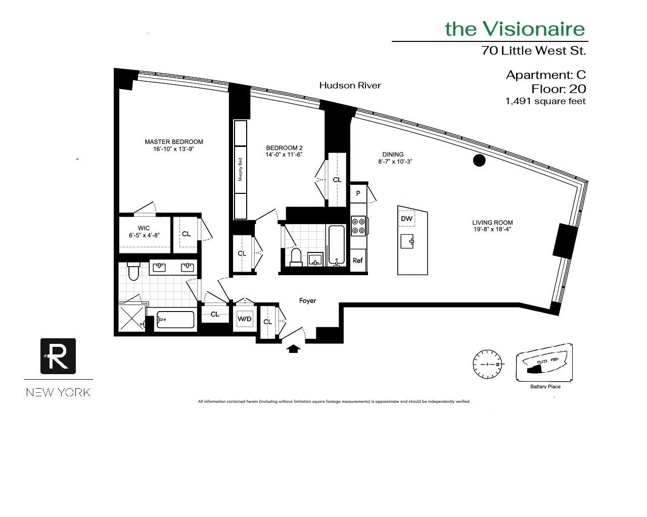 #2 photo, 70 Little West Street, 맨해튼 Battery Park City , NY 10004