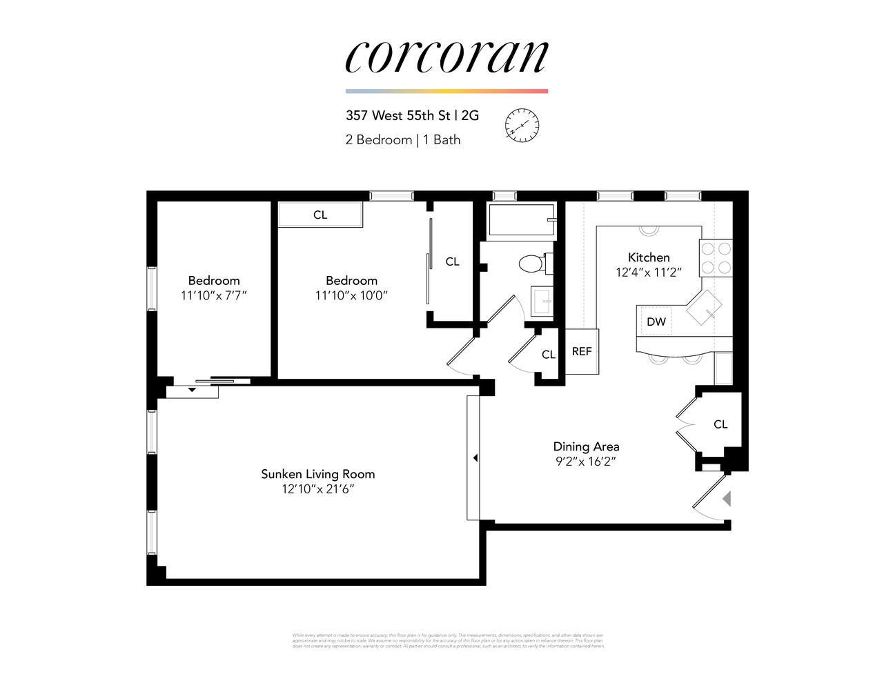 #2 photo, 357 W 55TH Street, 曼哈頓 中城西区 Hell's Kitchen , NY 10019