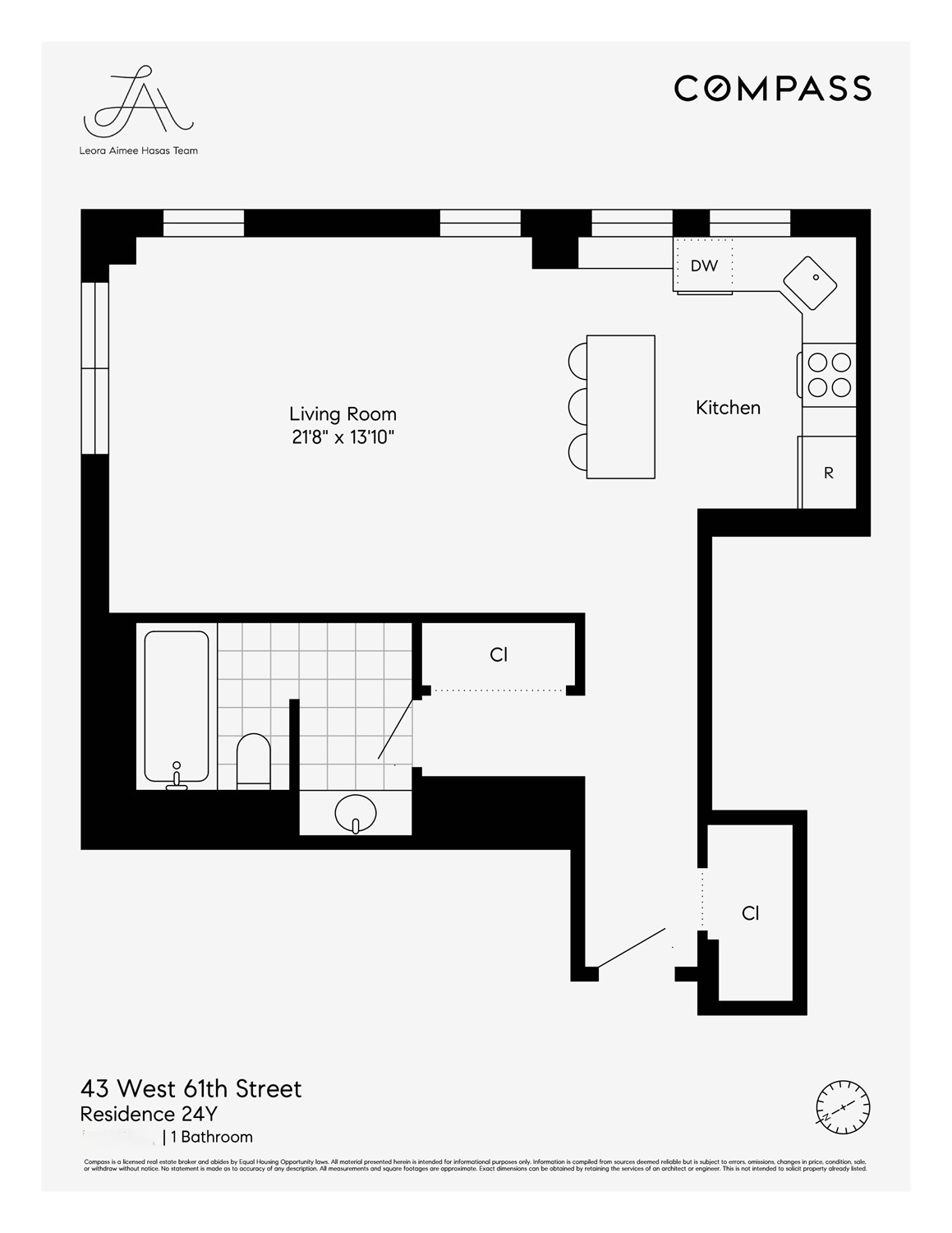 #2 photo, 43 W 61st Street, 맨해튼 Upper West Side , NY 10023