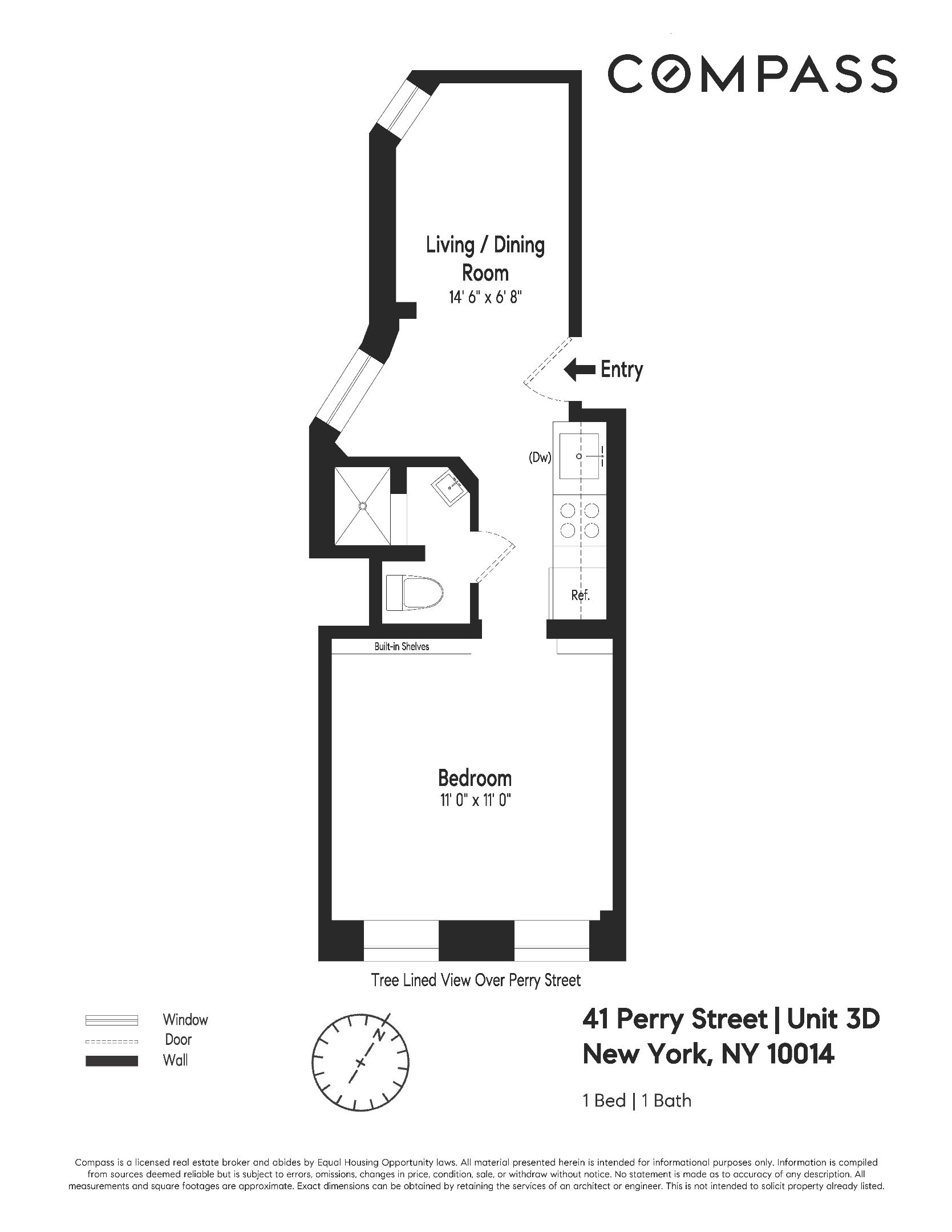 #3 photo, 41 Perry Street, West Village , NY 10014