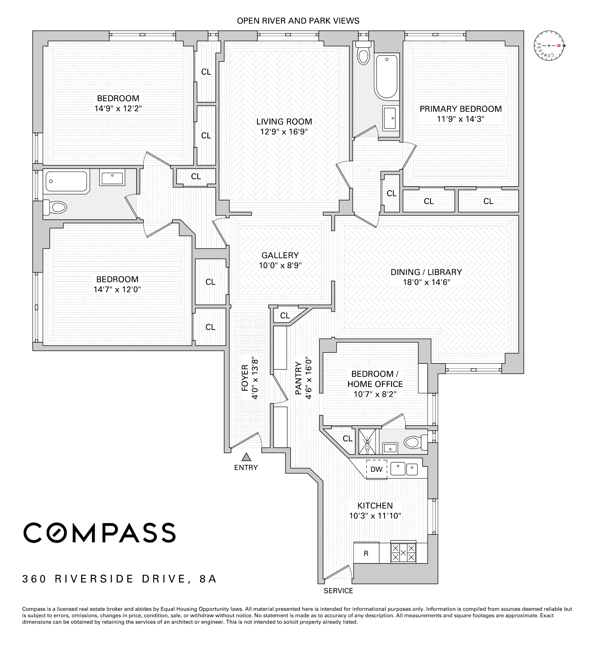 #3 photo, 360 Riverside Drive, 曼哈顿 Upper West Side , NY 10025