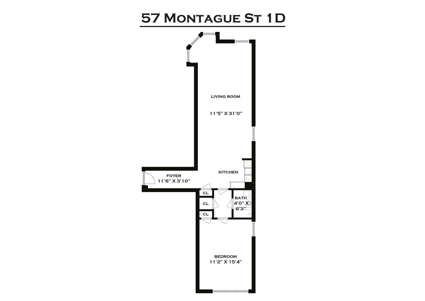 #3 photo, 57 Montague Street, Brooklyn Heights , NY 11201