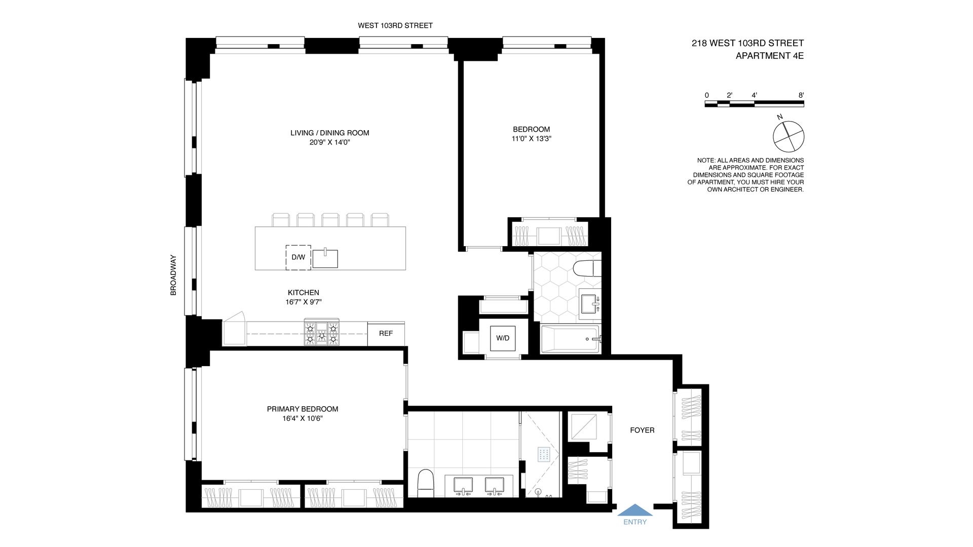 #2 photo, 218 W 103RD Street, Manhattan Valley , NY 10025