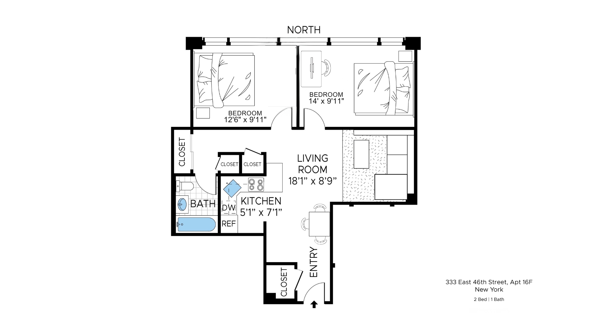 #2 photo, 333 E 46TH Street, Turtle Bay , NY 10017