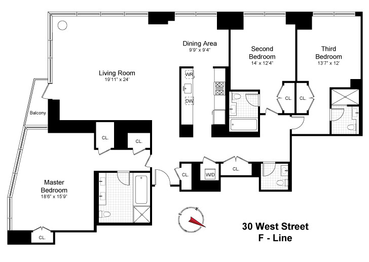 #2 photo, 30 WEST Street, ম্যানহাটন Battery Park City , NY 10004