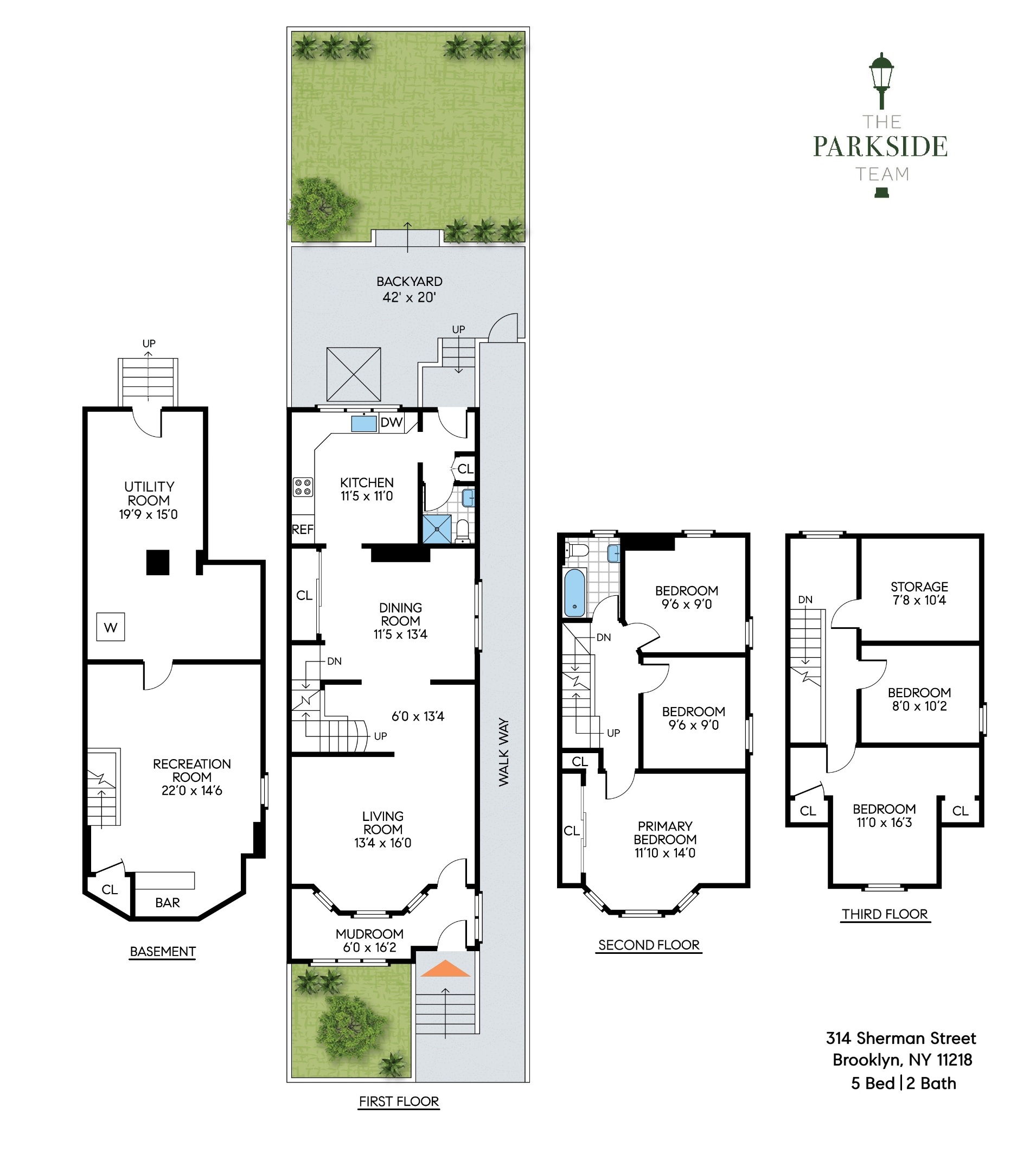 #2 photo, 314 Sherman Street, ब्रुकलीन Windsor Terrace , NY 11218