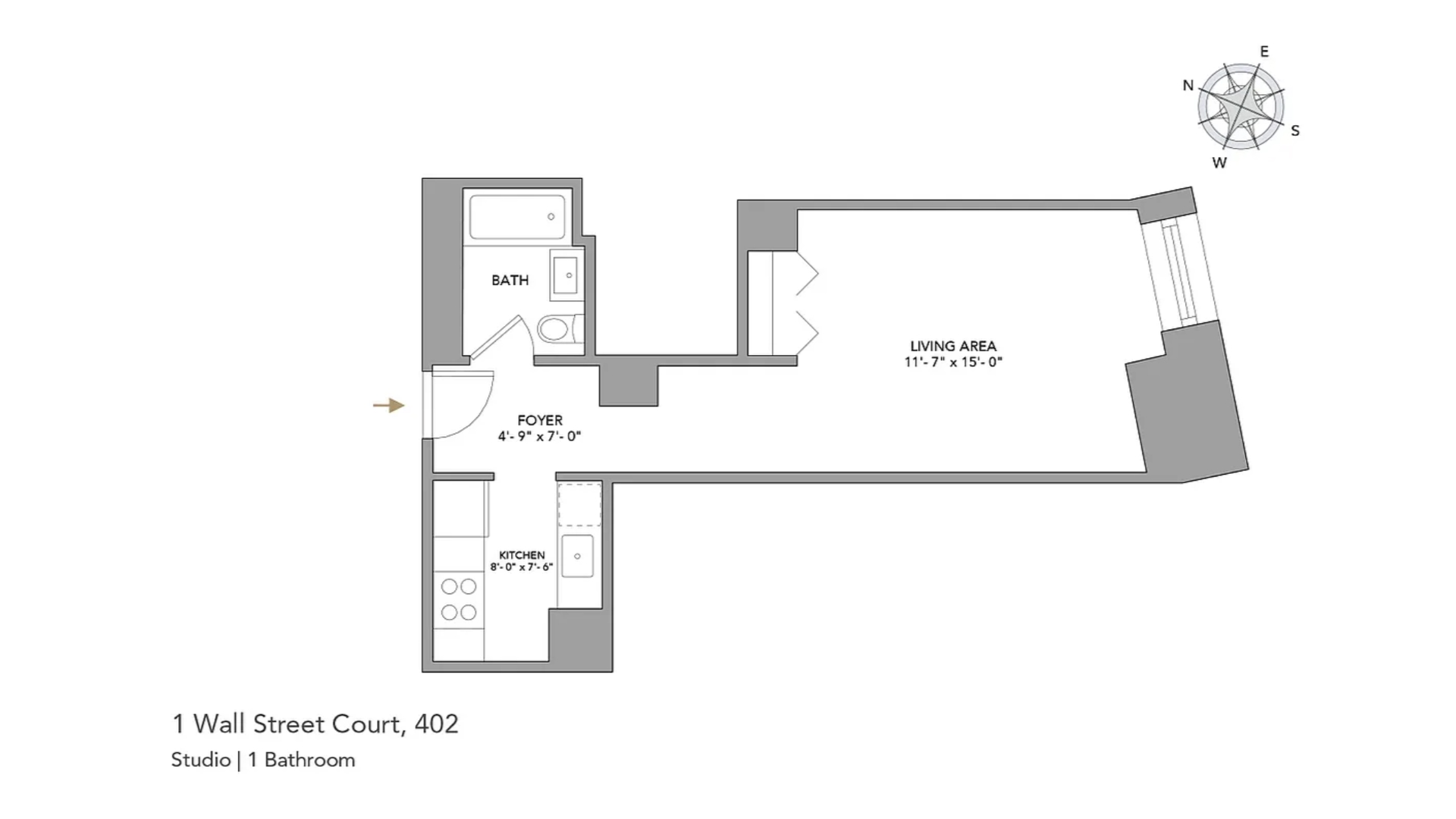 #2 photo, 1 Wall Street Court, ম্যানহাটন Financial District , NY 10005