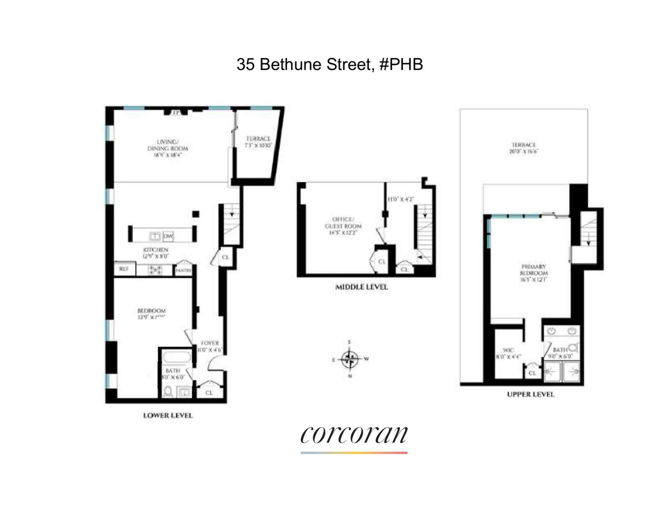 #2 photo, 35 BETHUNE Street, 曼哈顿 西村区 West Village , NY 10014