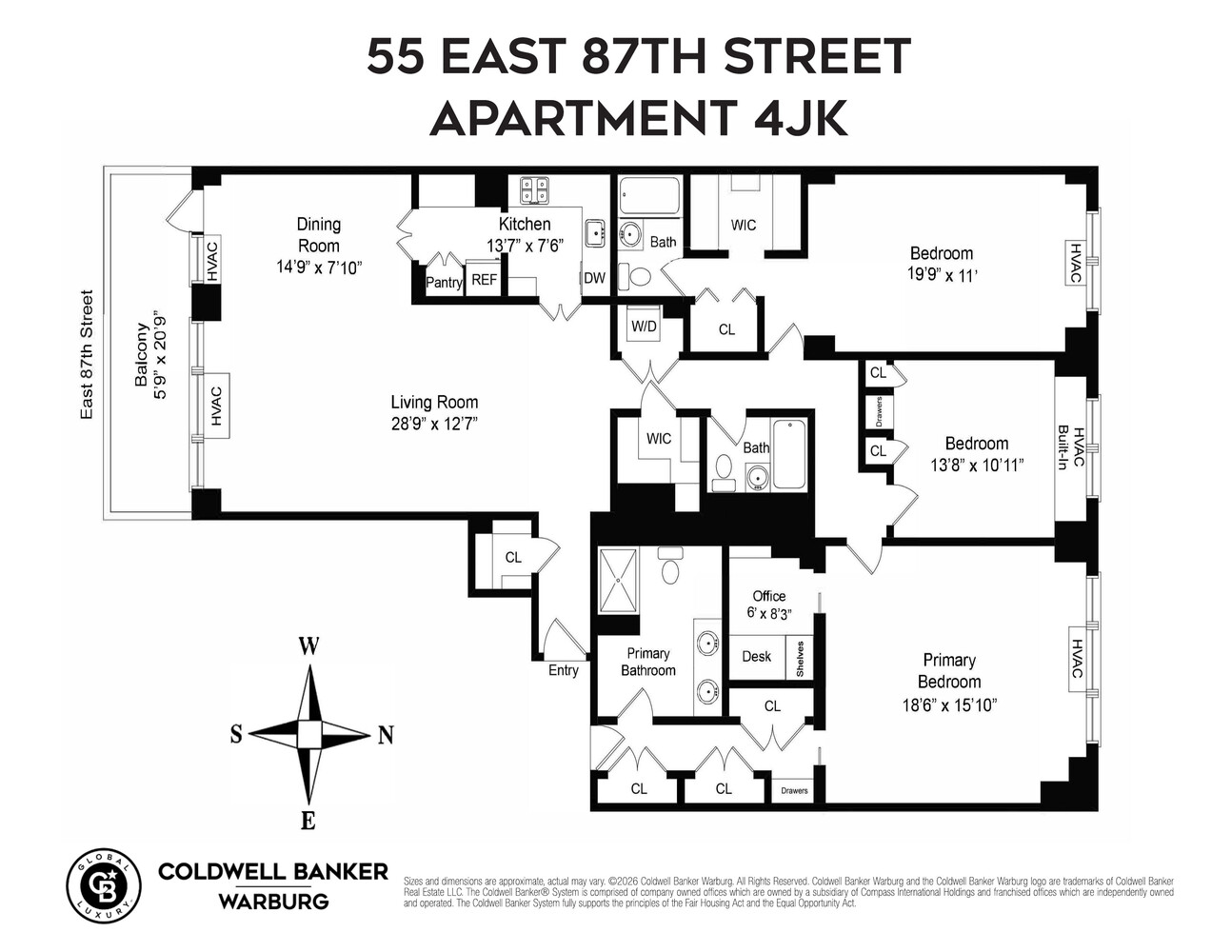 #2 photo, 55 E 87TH Street, ম্যানহাটন Carnegie Hill , NY 10128