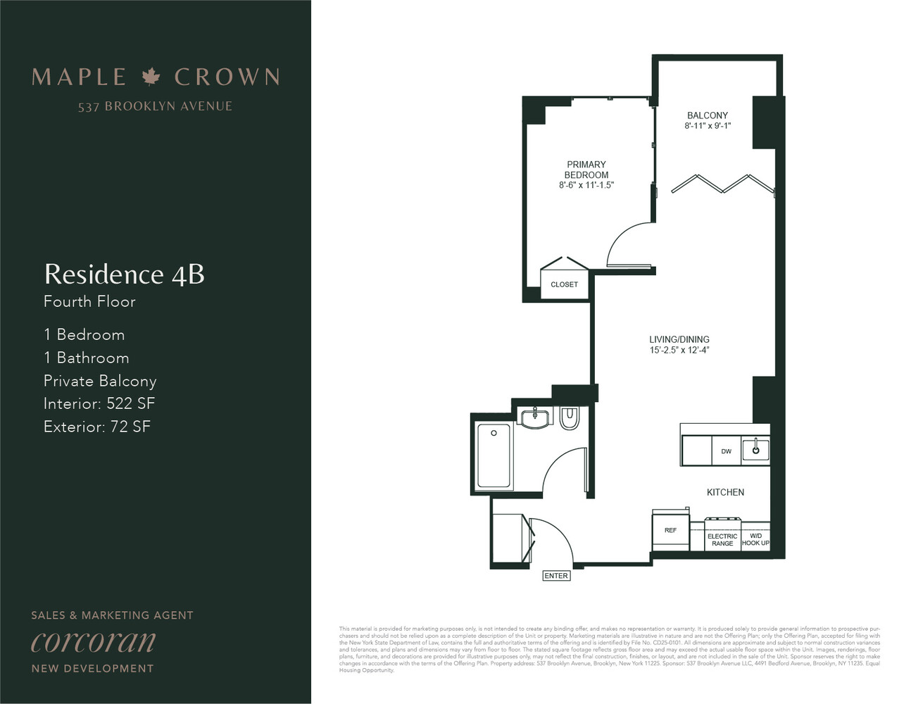 #2 photo, 537 BROOKLYN Avenue, Бруклин ‖ Wingate , NY 11225